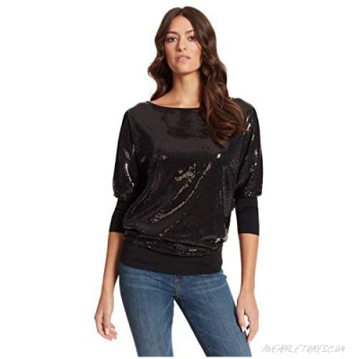 Skinnygirl Women's Spicy Embroidered Sequin Top