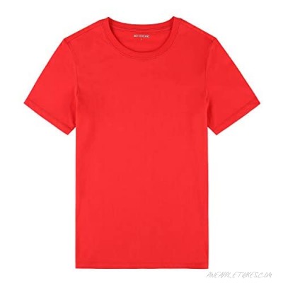 BETTERCHIC Women's Cotton T-Shirt Soft Short Sleeve Tees Crewneck Classic T-Shirts Size S-2XL