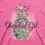 Cherished Girl Womens T-Shirt - Pineapple - Azalea