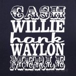 Chulianyouhuo Women Summer Cash Willie Hank Waylon Merle Shirts Country Music Festival Tees