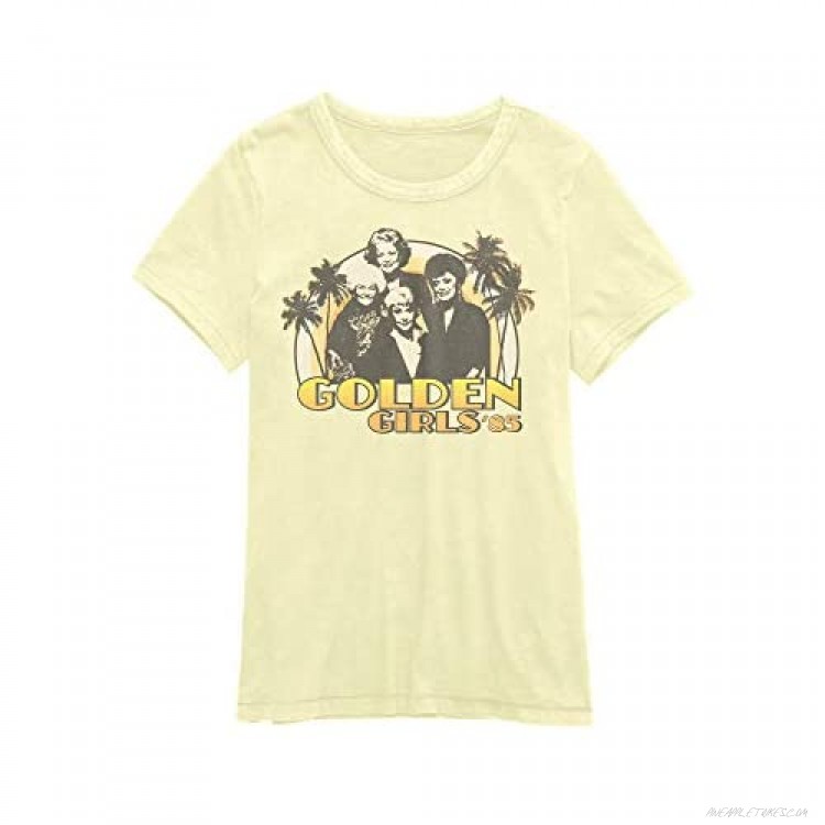 Disney ABC Golden Girls Womens Juniors Girls Group Shot Graphic Short Sleeve Tee Shirt