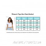 LOVFEE Women's Color Block Patchwork Crop Top Short Sleeve Basic T-Shirt