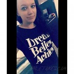 ZAWAPEMIA Womens Graphic Tees Dream Believe Achieve T Motivational T-Shirt