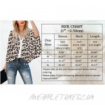 Inorin Womens V Neck Floral Printed Chiffon Blouses Bell Sleeve Oversized Casual Loose Shirts Tops