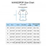 MANGOPOP Women's Short Sleeve V Neck Oversized Loose Casual T Shirt Tunic Tops Tee (Red Small)