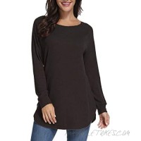 Mingriya Women Long Sleeve Tunic Tops Casual Lightweight Pullovers Sweatershirt
